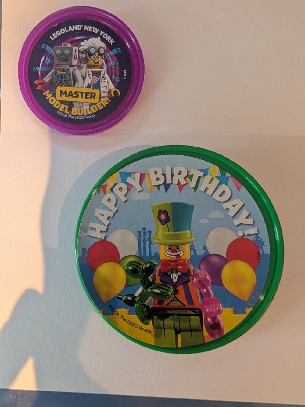 Lego - Legoland NY Pop Badges Birthday Badge and more!